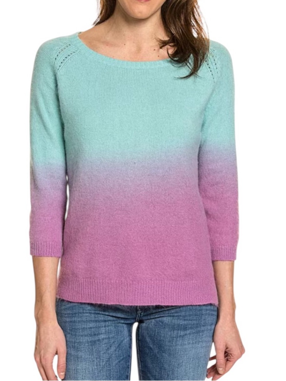 Diesel Ganeshy Angora blend ombré knit  Sweater size M excellent condition